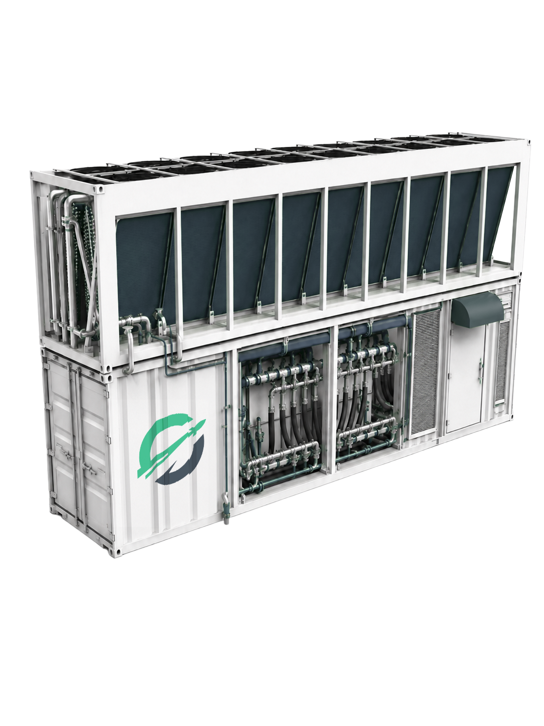 Container Bravo-Node — 420 × Antminer S21+ Hydro — Islande